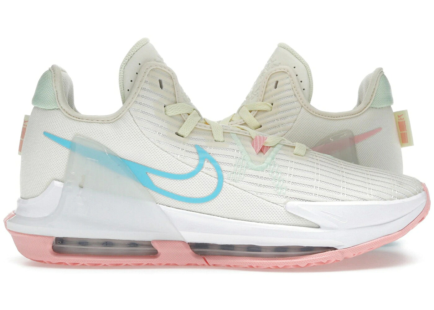 ナイキ レブロン 緑 緑であること ウィットネス スニーカー メンズ NIKE LEBRON WITNESS 6 EASTER / COCONUT MILK VAPOR GREEN CITRON
