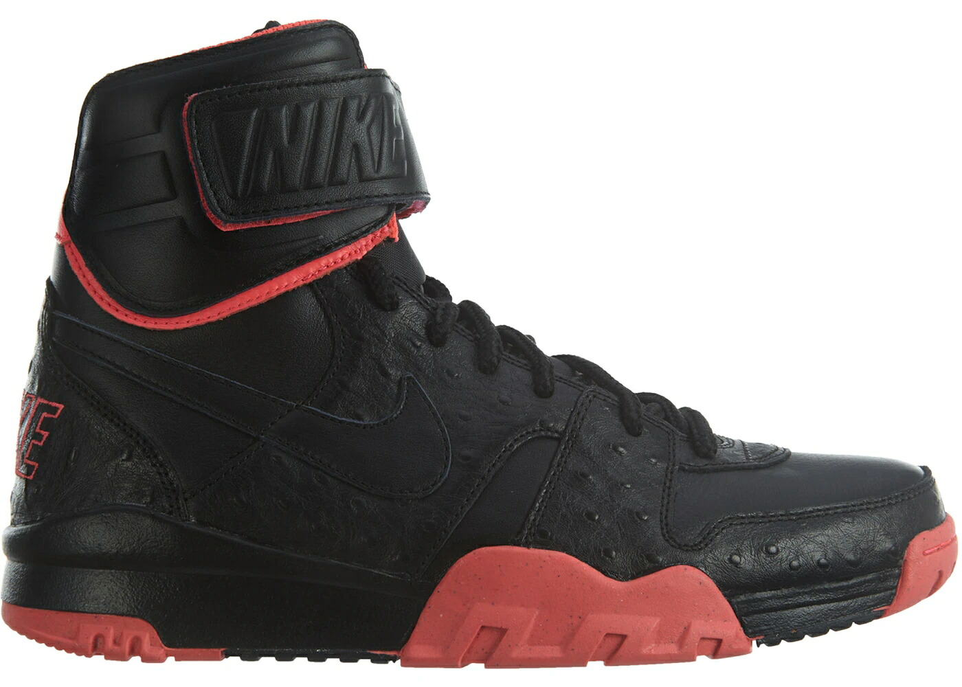 ナイキ シャーク トレーナー 黒色 ブラック 赤 レッド スニーカー メンズ NIKE AIR SHARK TRAINER PRM BLACK ATOMIC RED / BLACK BLACK ATOMIC RED