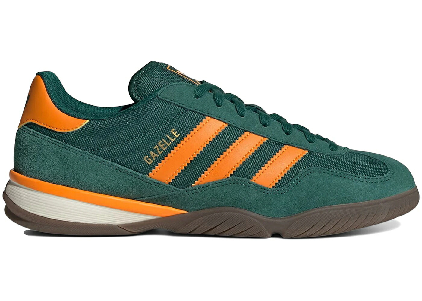 アディダス ガゼル 緑 グリーン 橙 オレンジ スニーカー メンズ ADIDAS GAZELLE SALA COLLEGIATE GREEN ORANGE / COLLEGIATE GREEN ORANGE GUM 5|スニケス