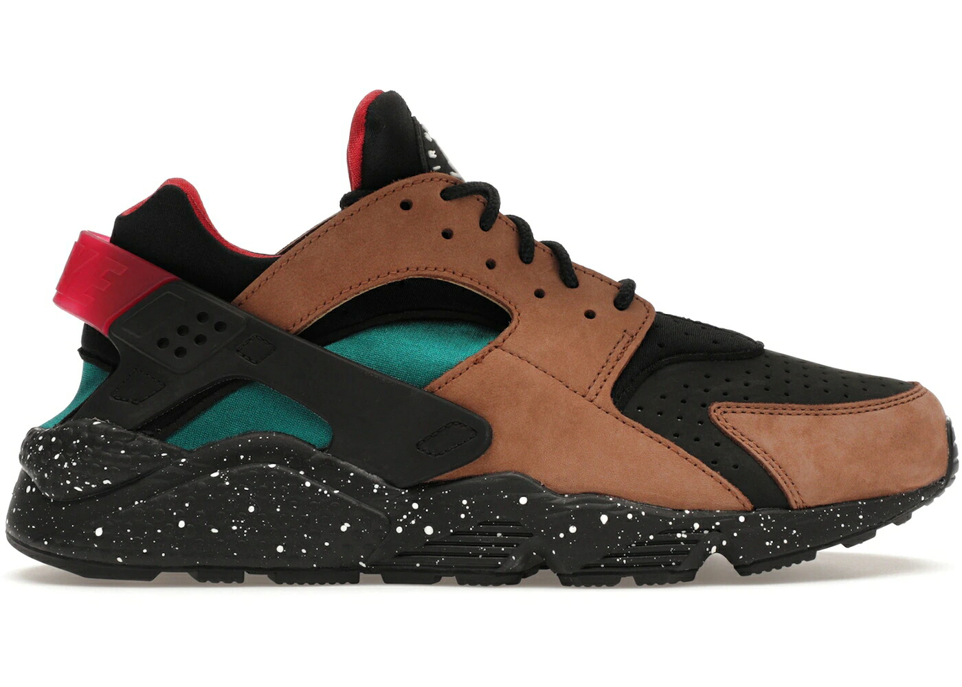 ナイキ ハラチ 緑 グリーン 赤 レッド スニーカー メンズ NIKE AIR HUARACHE LIGHT BRITISH TAN GEODE GREEN / LIGHT BRITISH TAN GYM RED GEODE｜スニケス