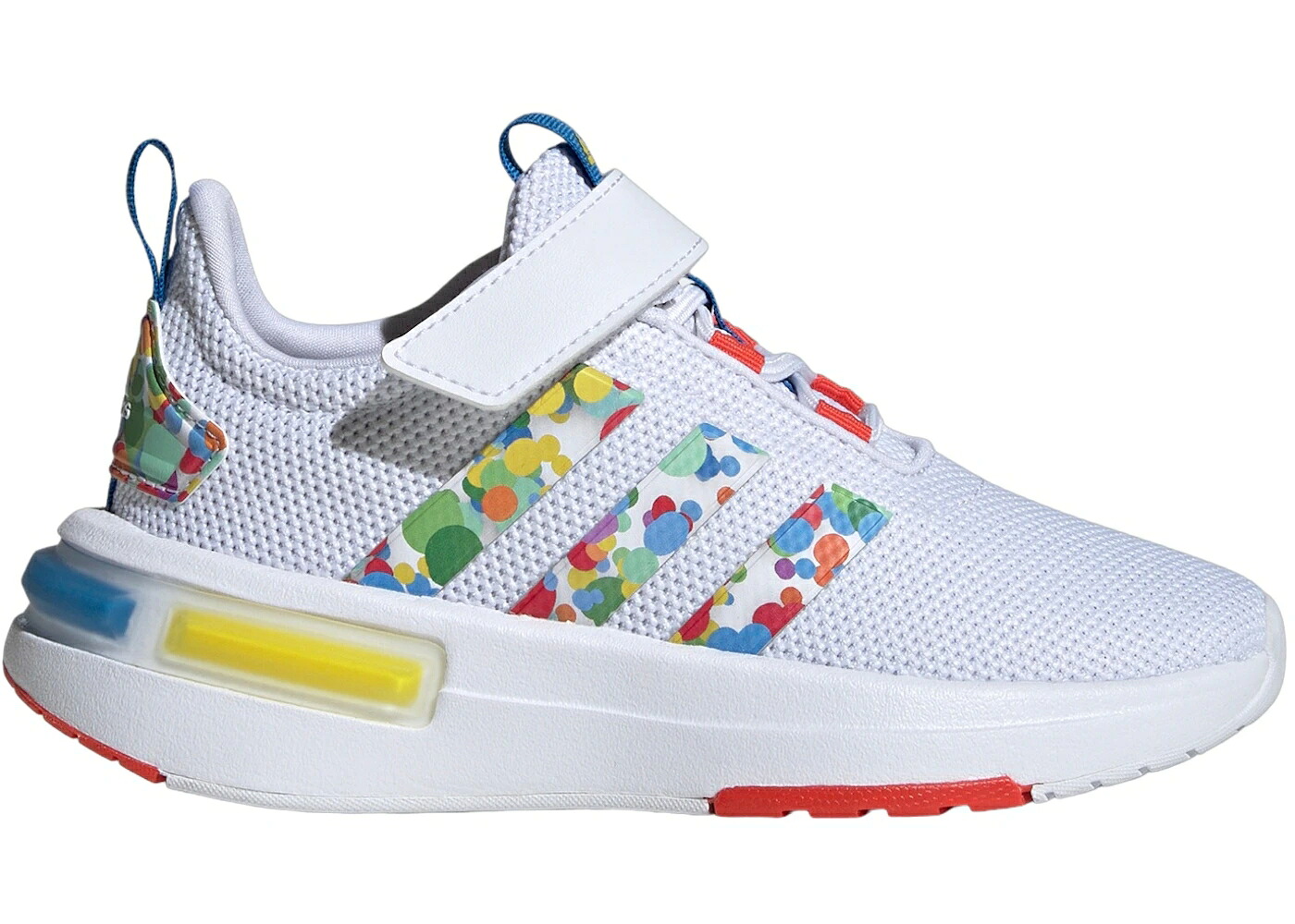 アディダス 白色 ホワイト 赤 レッド ジュニア キッズ ADIDAS RACER TR23 EL CLOUD WHITE BRIGHT RED ROYAL (GS) / CLOUD WHITE BRIGHT RED BRIGHT ベビー マタニティ スニーカー｜スニケス