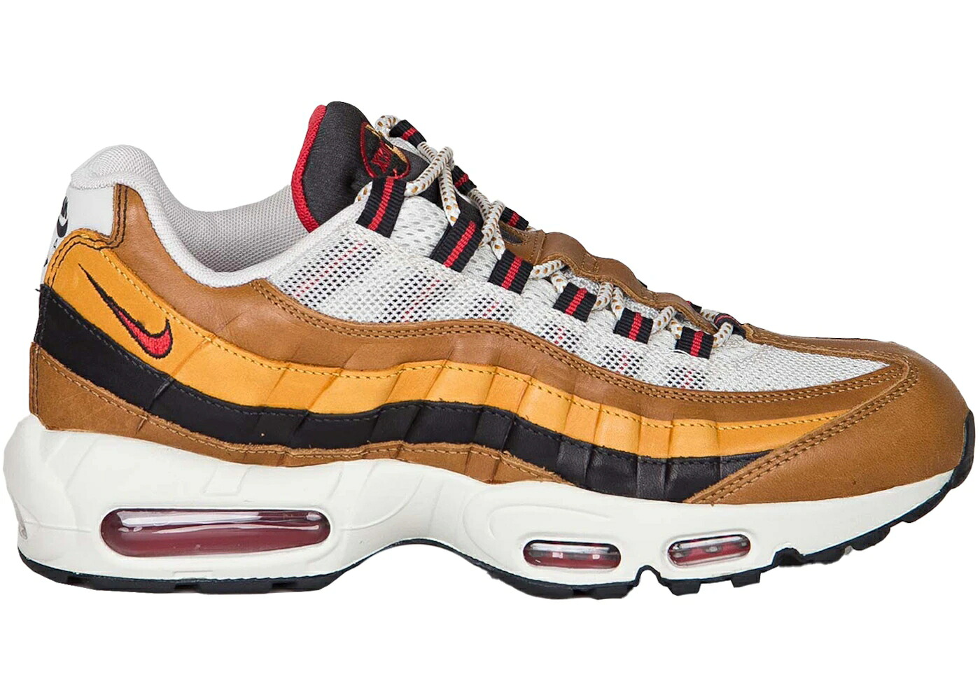 ナイキ マックス 赤銅色 赤銅色 赤 赤いこと 大気圏マックス スニーカー メンズ NIKE AIR MAX 95 QS ESCAPE / LIGHT BONE ALE BROWN RED CLAY