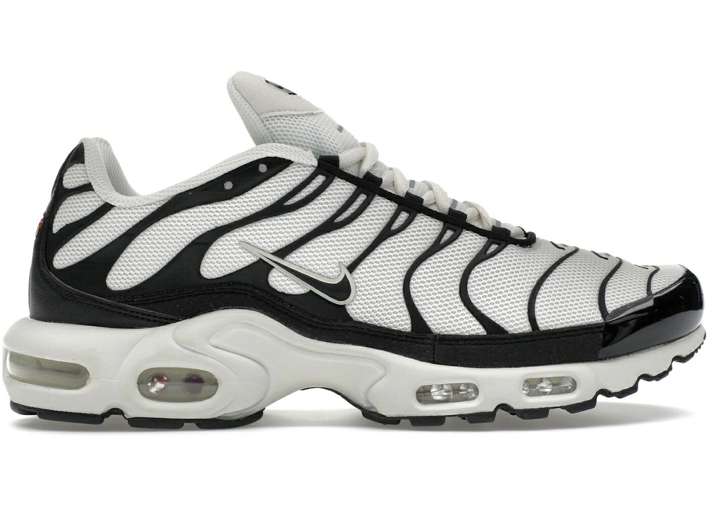 ナイキ マックス 黒いこと 黒いこと しろがね色 しろがね色 エアマックスプラス スニーカー メンズ NIKE AIR MAX PLUS PANDA / PHANTOM BLACK REFLECTIVE SILVER