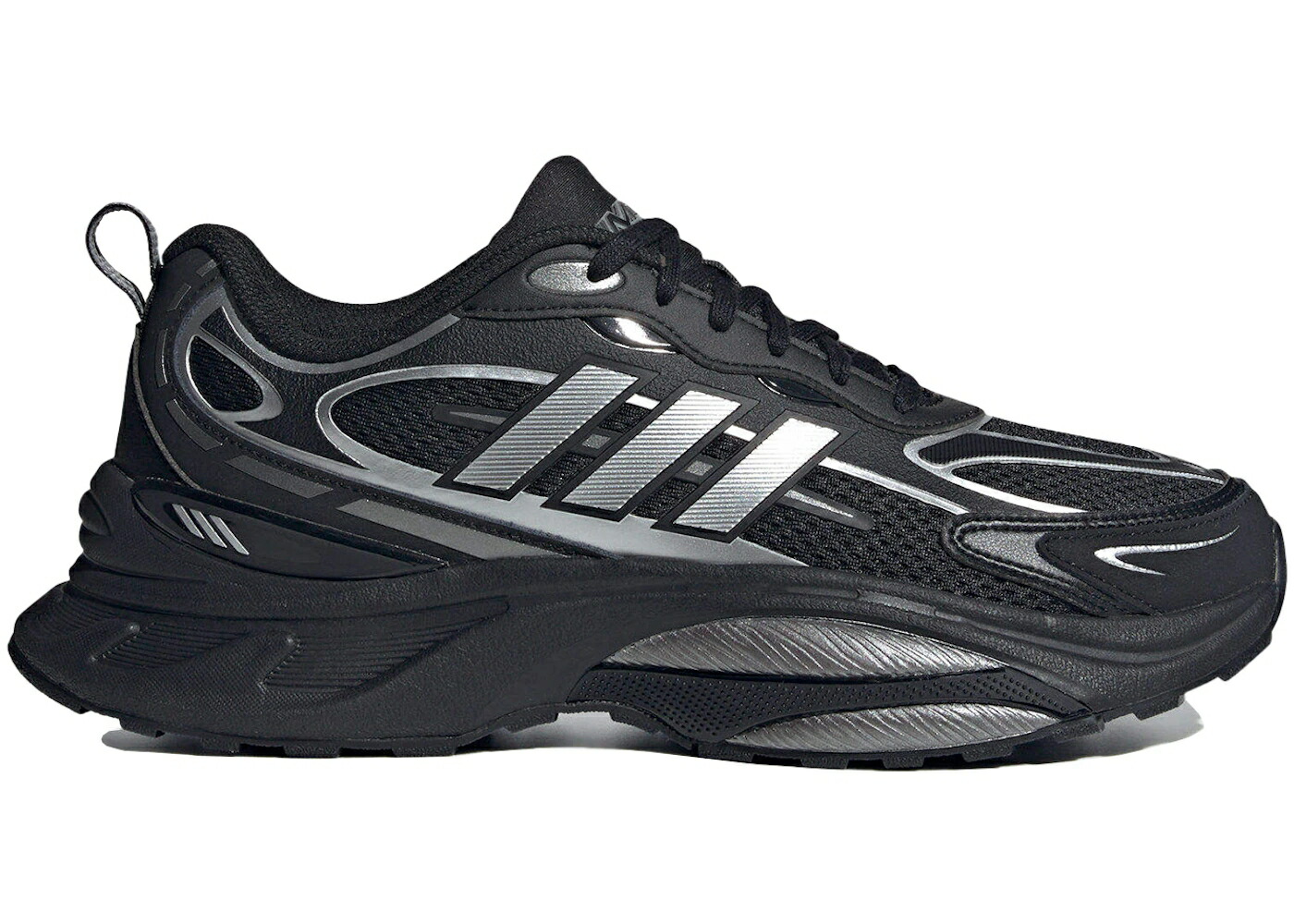 アディダス プロ 黒色 ブラック 銀色 シルバー スニーカー メンズ ADIDAS MTS PRO BLACK METALLIC SILVER / BLACK METALLIC SILVER