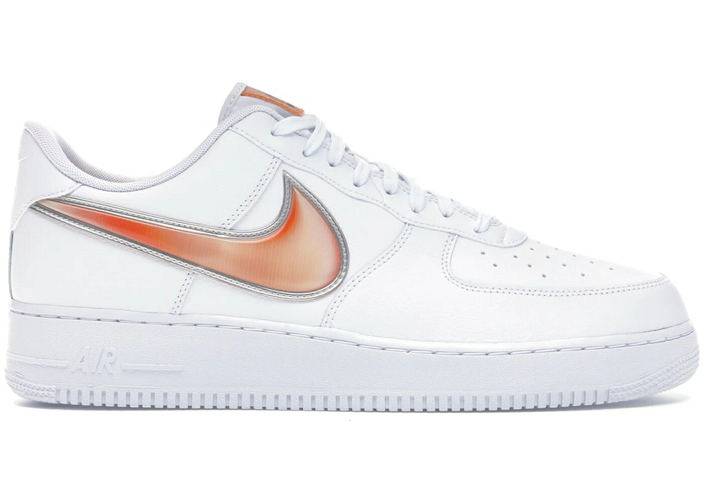 ナイキ スウッシュ スウォッシュ 白いこと 白いこと 橙 オレンジ色 空軍 スニーカー メンズ NIKE AIR FORCE 1 LOW OVERSIZED SWOOSH WHITE ORANGE PEEL / WHITE ORANGE PEEL 靴-メンズ靴-スニーカー