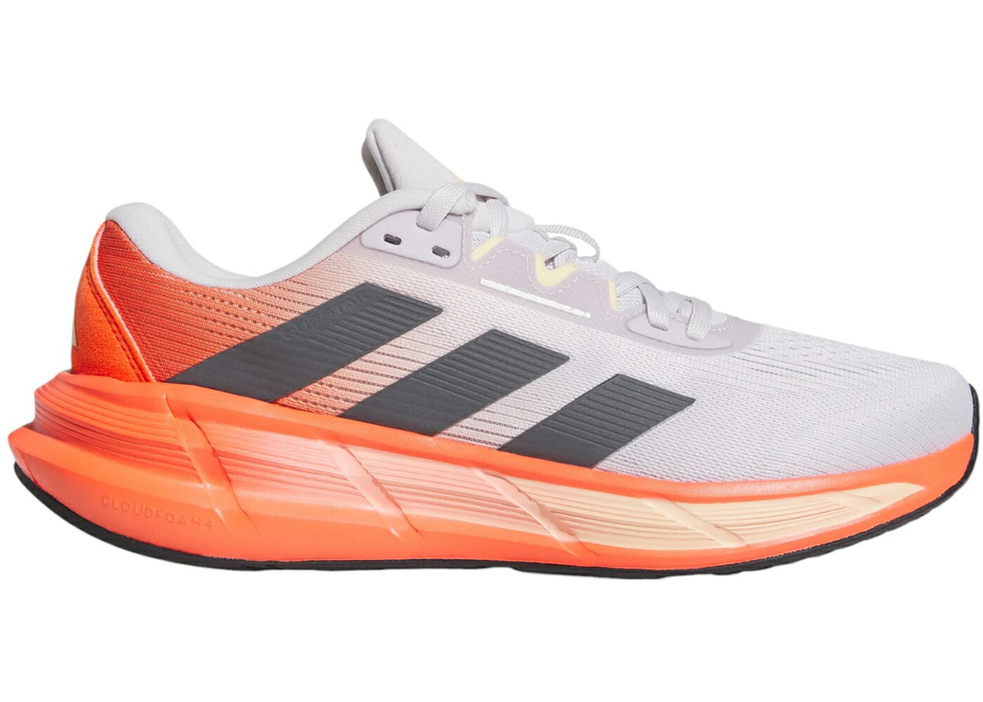 アディダス 灰色 グレー インパクト 橙 オレンジ スニーカー メンズ ADIDAS QUESTAR 3 DASH GREY FIVE SEMI IMPACT ORANGE / DASH GREY GREY FIVE SEMI IMPACT