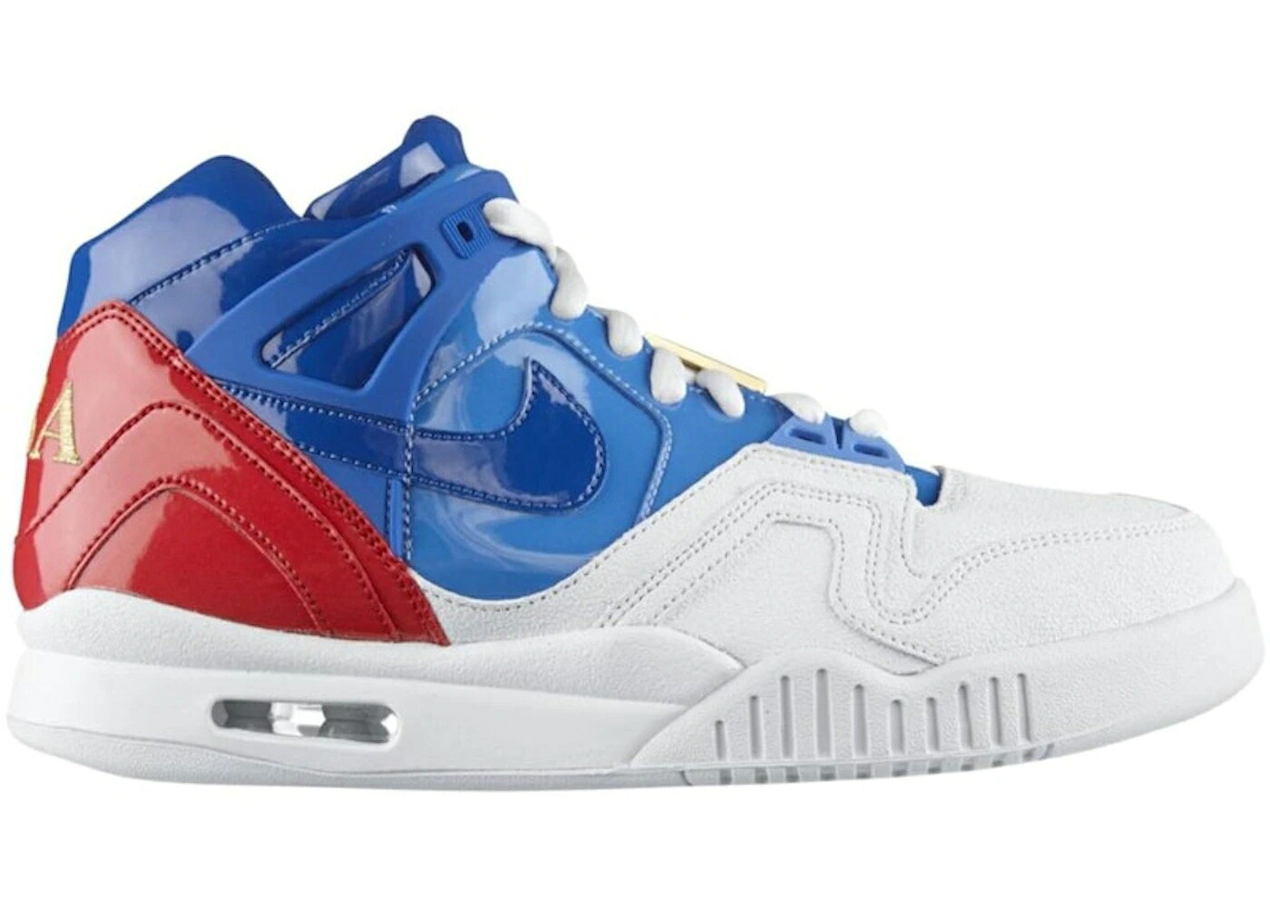 ナイキ テック 白いこと 白いこと 青碧 青色 赤 赤いこと スニーカー メンズ NIKE AIR TECH CHALLENGE II US OPEN (2014) / WHITE UNIVERSITY BLUE GYM RED 靴-メンズ靴