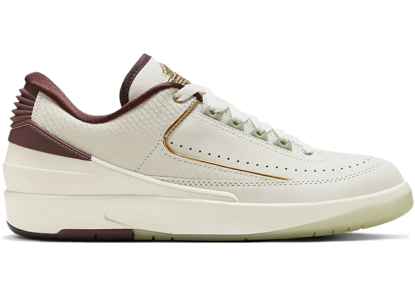 ナイキ ジョーダン ドラゴン 黒色 ブラック チーム 赤 レッド スニーカー メンズ JORDAN 2 RETRO LOW YEAR OF THE DRAGON / SAIL CEDAR BLACK DARK TEAM RED