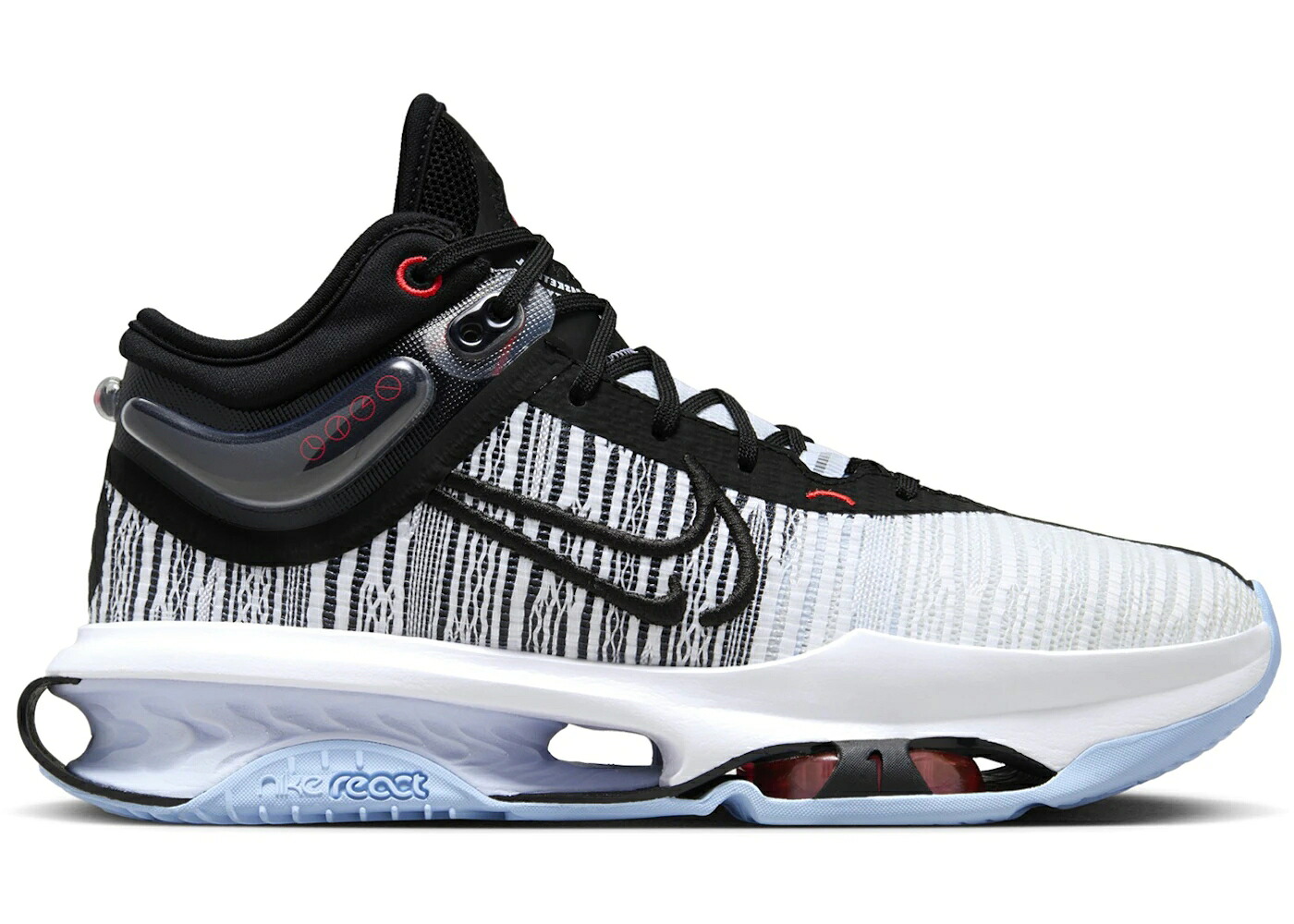 ナイキ 望遠レンズ 今めかしい 黒いこと 黒いこと 白いこと 白いこと 青味 青み スニーカー メンズ NIKE AIR ZOOM GT JUMP 2 EP MODERN 365 (BLUE SOLE) / BLACK WHITE BLUE TINT BLACK