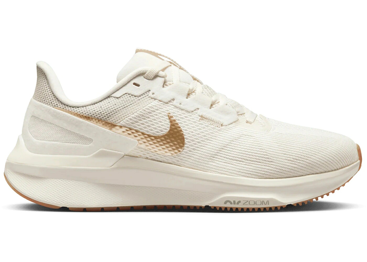 ナイキ 望遠レンズ ゴールド 白いこと 白いこと 赤銅色 赤銅色 WOMEN\u0027S スニーカー レディース NIKE AIR ZOOM STRUCTURE 25 PHANTOM METALLIC GOLD (WOMEN\u0027S) / PHANTOM WHITE GUM LIGHT BROWN
