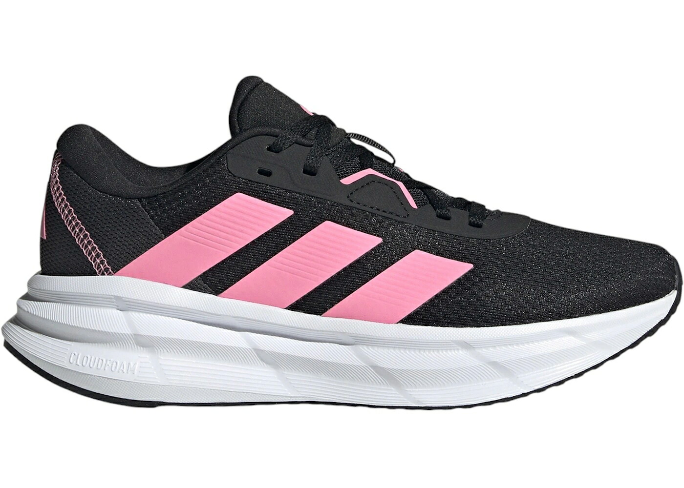 アディダス ギャラクシー コア 黒色 ブラック ピンク カーボン WOMEN'S スニーカー レディース ADIDAS GALAXY 7 CORE BLACK BLISS PINK CARBON (WOMEN'S) / CORE BLACK BLISS PINK CARBON