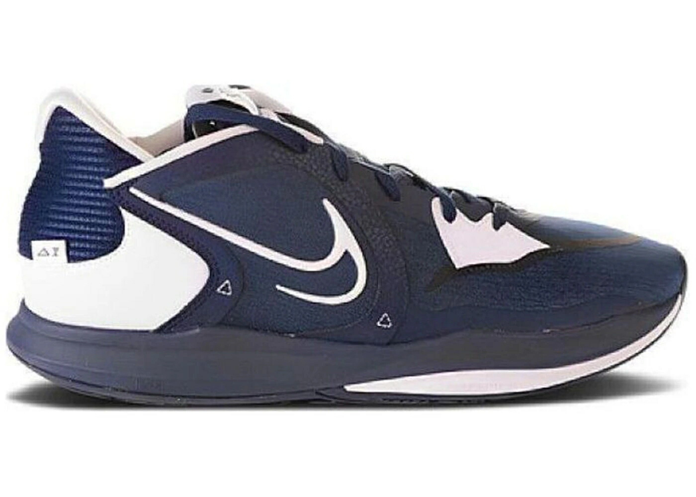 ナイキ カイリー 紺色 ネイビー 白色 ホワイト スニーカー メンズ NIKE KYRIE 5 LOW TB MIDNIGHT NAVY WHITE / MIDNIGHT NAVY WHITE WHITE