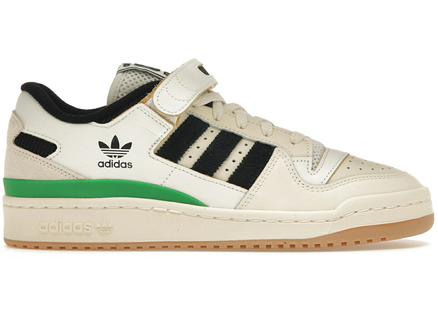 アディダス フォーラム セルティックス クリーム 白色 ホワイト コア 黒色 ブラック 緑 グリーン スニーカー メンズ ADIDAS FORUM 84 LOW CELTICS / CREAM WHITE CORE BLACK GREEN