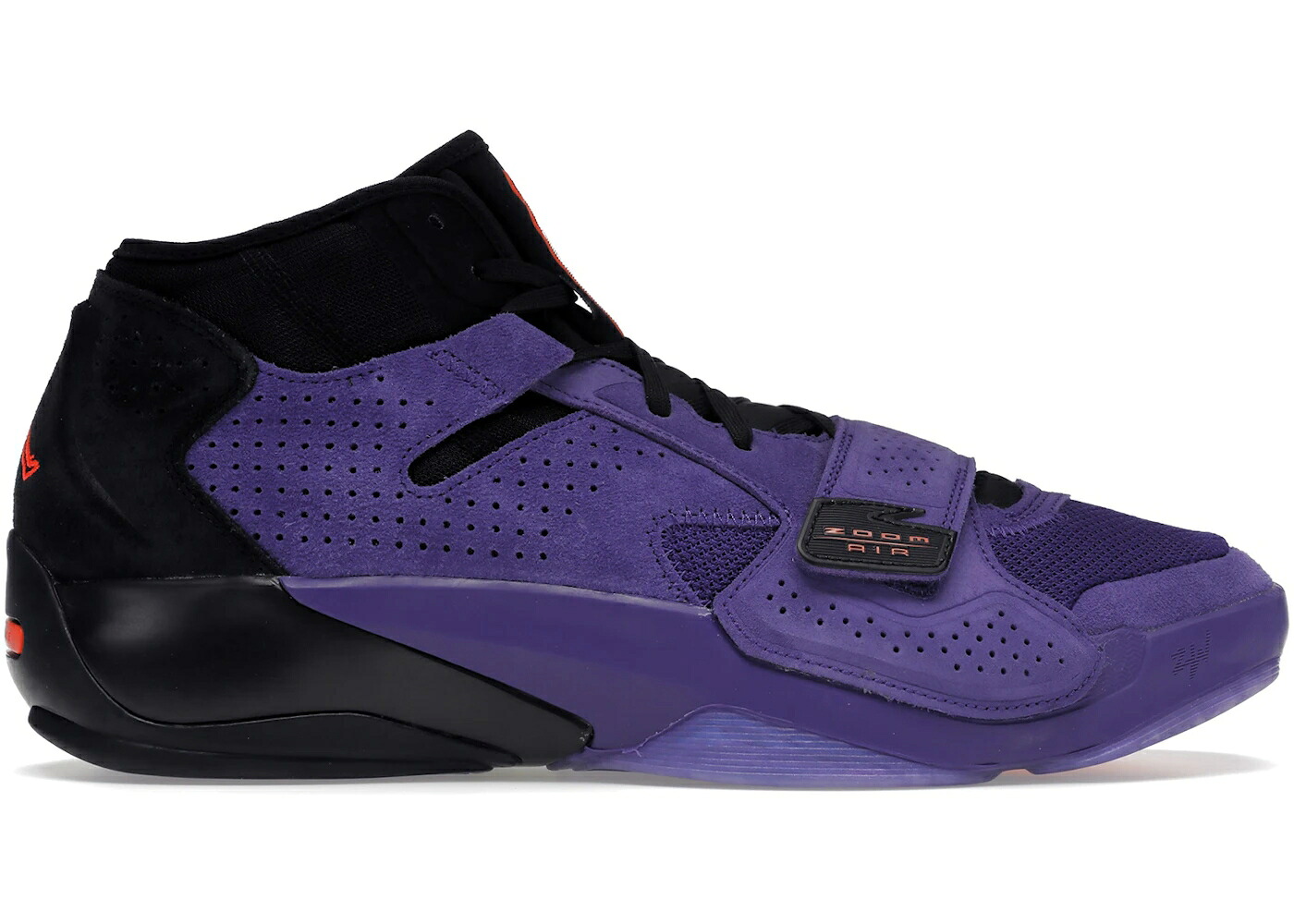 ナイキ ジョーダン 紫 パープル 黒色 ブラック 赤 レッド スニーカー メンズ JORDAN ZION 2 OUT OF THIS WORLD / PURPLE BLACK RED