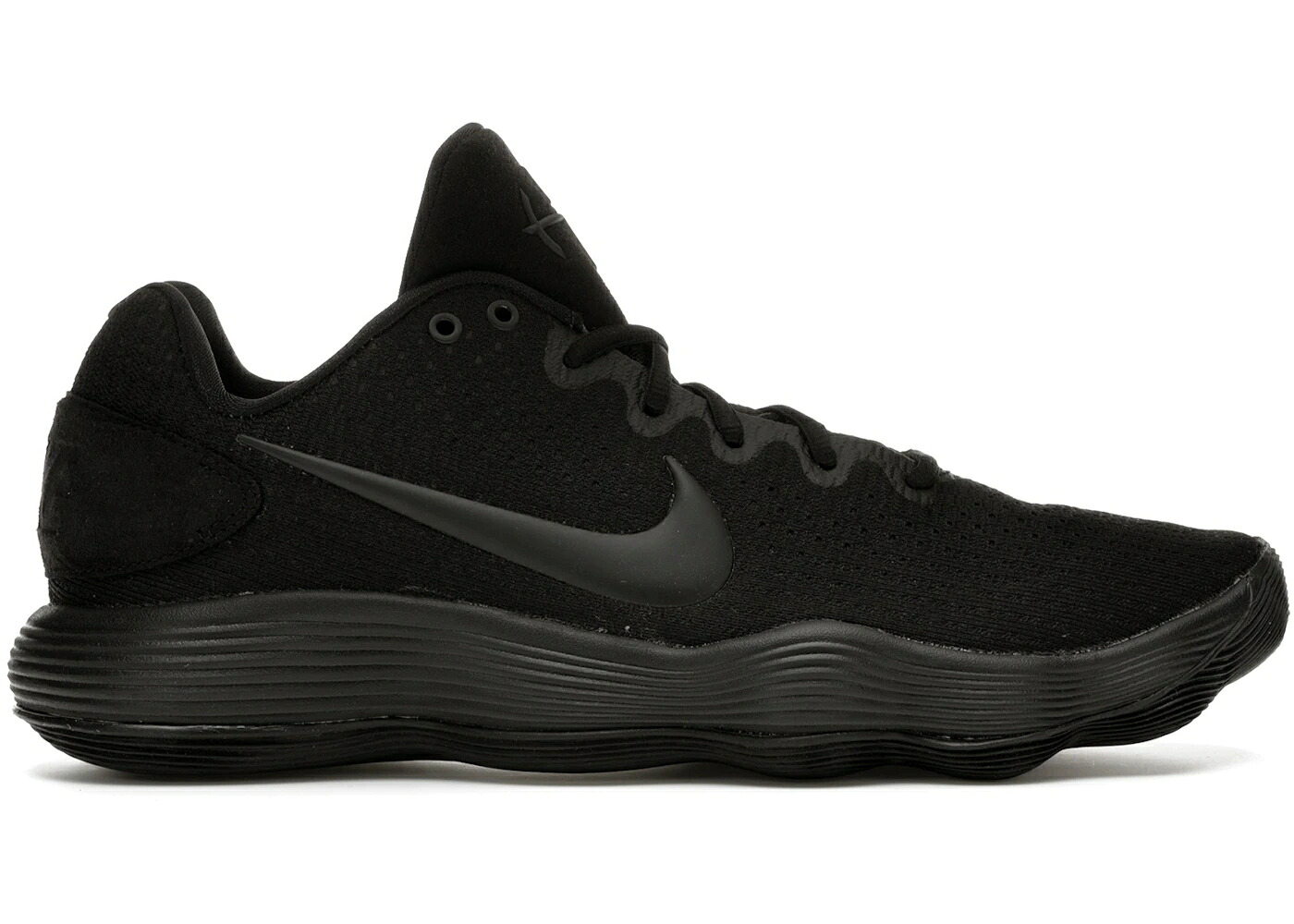 ナイキ ハイパーダンク 黒色 ブラック 灰色 グレー スニーカー メンズ NIKE HYPERDUNK 2017 LOW TRIPLE BLACK / BLACK DARK GREY BLACK｜スニケス