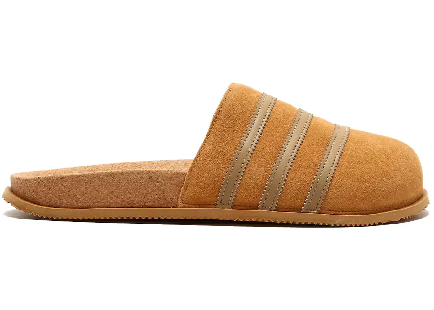 アディダス 茶色 ブラウン スニーカー メンズ ADIDAS ADIMULE LEA SLIDES BROWN / LIGHT BROWN BROWN LIGHT BROWN