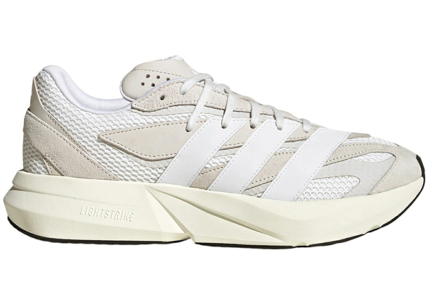アディダス 白色 ホワイト 灰色 グレー スニーカー メンズ ADIDAS LIGHTBLAZE CRYSTAL WHITE CLOUD GREY ONE / CRYSTAL WHITE CLOUD WHITE GREY