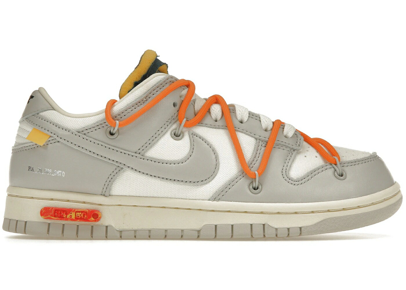 ナイキ ダンク 象牙色 薄墨色 薄墨色 アルファ 橙 オレンジ色 ダンクロー スニーカー メンズ NIKE DUNK LOW OFF-WHITE LOT 44 / SAIL NEUTRAL GREY ALPHA ORANGE