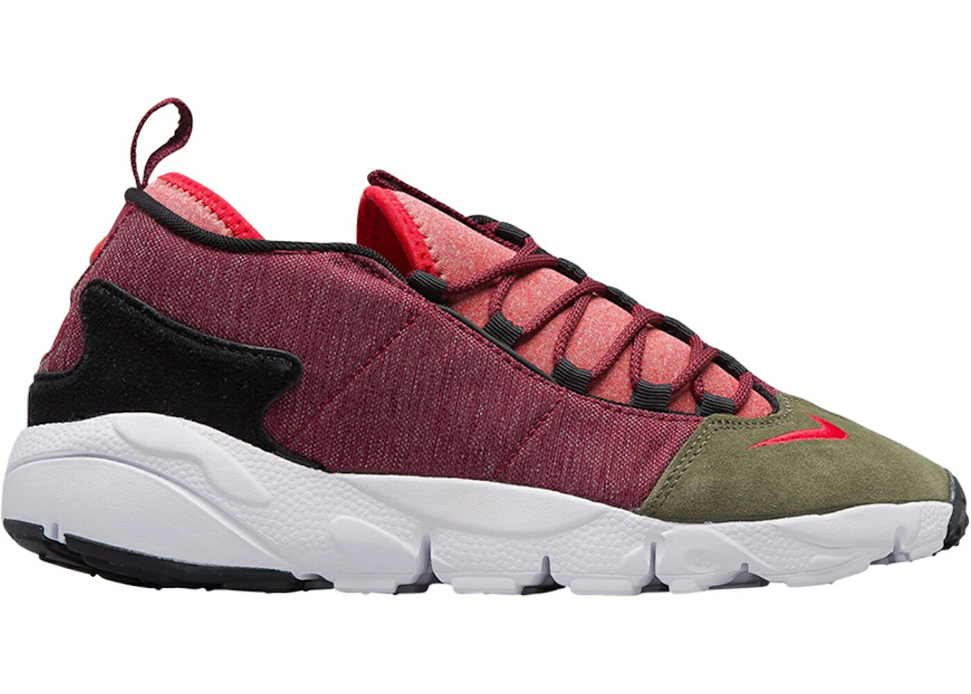 ナイキ ドラゴン 赤 レッド チーム ラッシュ 白色 ホワイト スニーカー メンズ NIKE AIR FOOTSCAPE NM DRAGON RED / DARK TEAM RED RUSH RED WHITE