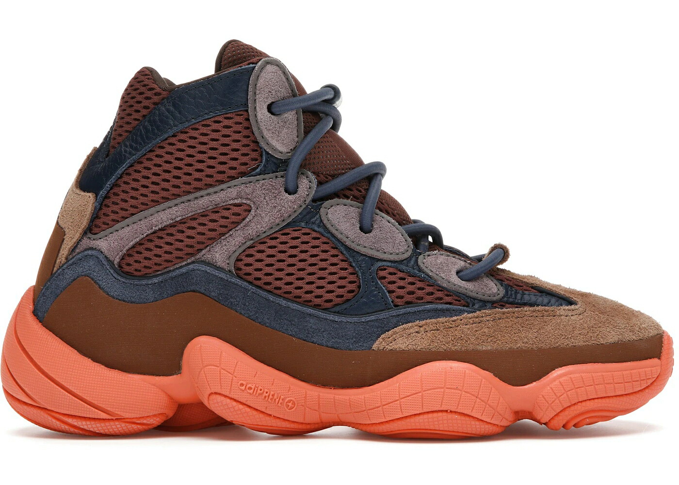 アディダス ハイ 橙 オレンジ 茶色 ブラウン 紺色 ネイビー スニーカー メンズ ADIDAS YEEZY 500 HIGH TACTILE ORANGE / BROWN NAVY TACTILE ORANGE