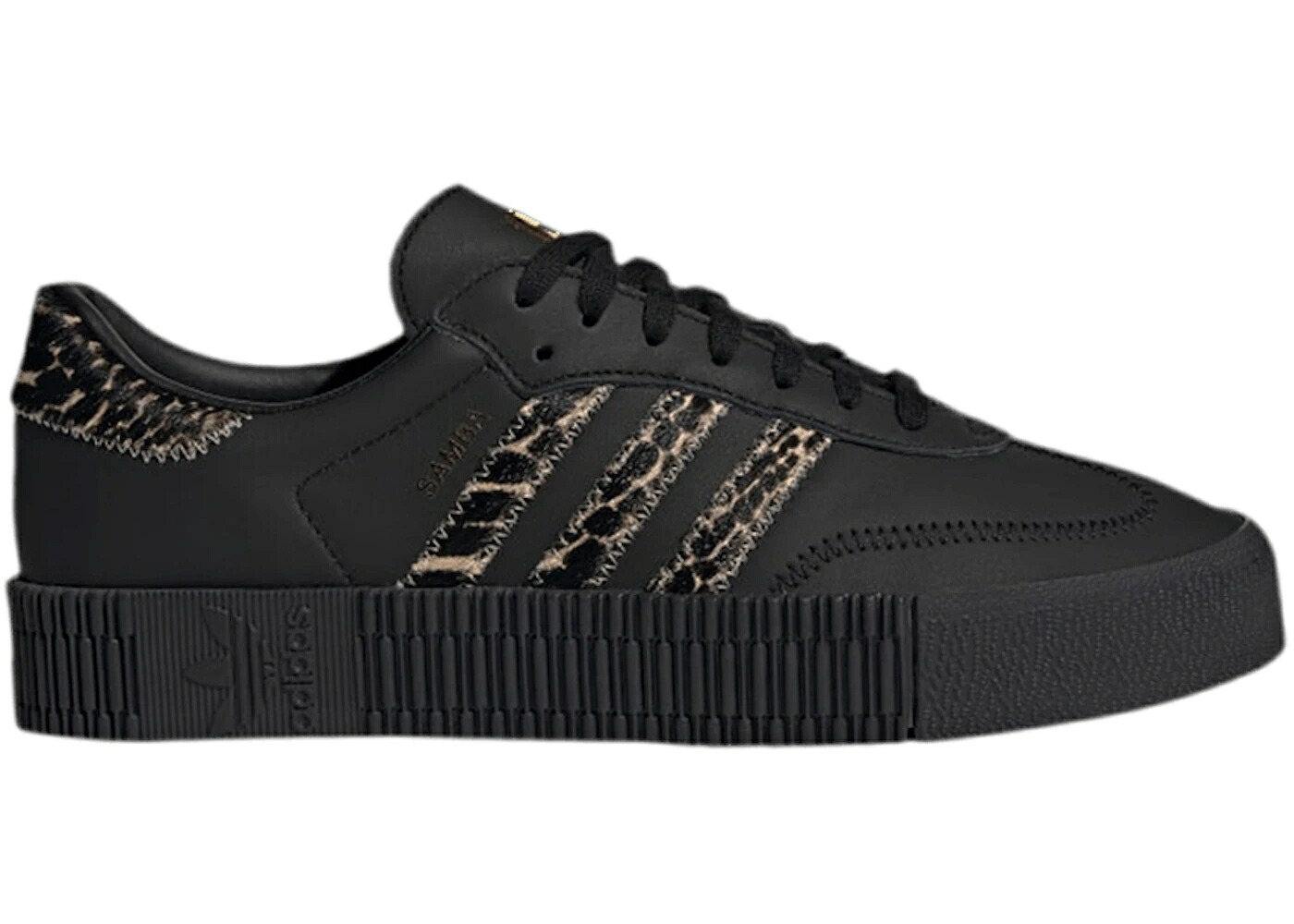 アディダス 中核グループ 黒いこと 黒いこと ゴールド WOMEN\u0027S スニーカー レディース ADIDAS SAMBAROSE CHEETAH PRINT (WOMEN\u0027S) / CORE BLACK BLISS GOLD METALLIC
