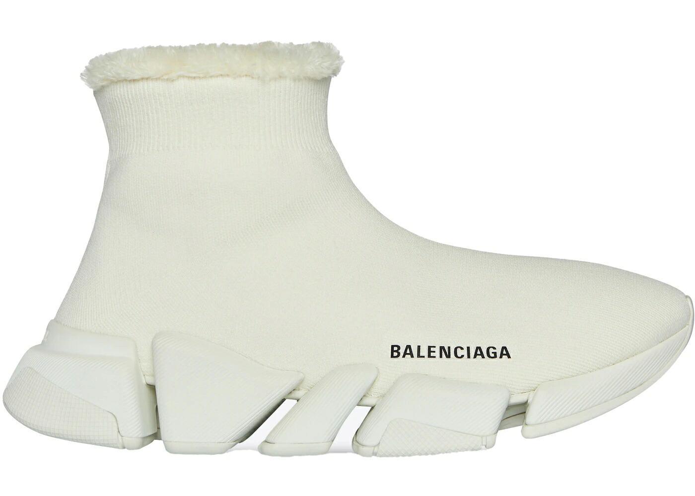 バレンシアガ スピード ニット ベージュ 2.0 WOMEN'S スニーカー レディース BALENCIAGA SPEED RECYCLED KNIT FAKE FUR BEIGE (WOMEN'S) /|スニケス
