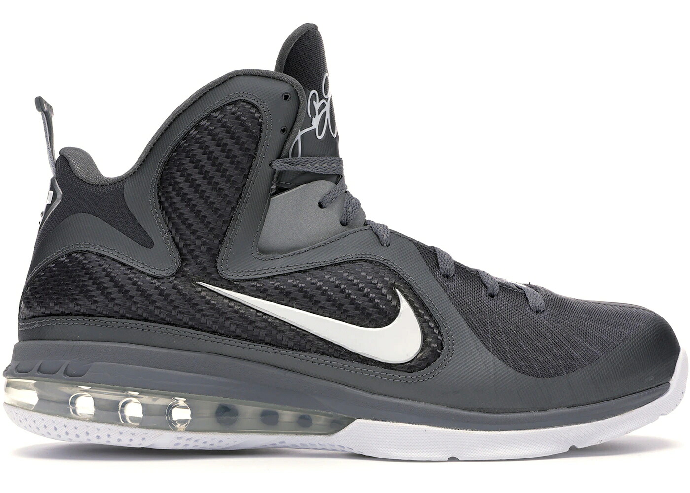 ナイキ レブロン クール 灰色 グレー 白色 ホワイト 銀色 シルバー スニーカー メンズ NIKE LEBRON 9 COOL GREY / COOL GREY WHITE METALLIC SILVER|スニケス