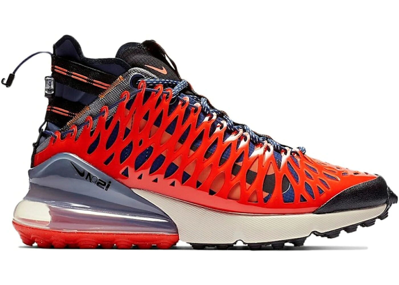 ナイキ マックス 青味 青色 橙 オレンジ色 黒いこと 黒いこと エア湖マックス スニーカー メンズ NIKE AIR MAX 270 ISPA BLUE VOID TERRA ORANGE / BLUE VOID BLACK TERRA ORANGE メンズ靴-靴-スニーカー