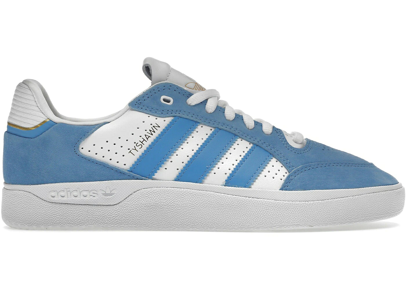 アディダス スカイ ラッシュ 青色 ブルー ゴールド スニーカー メンズ ADIDAS TYSHAWN LOW SKY RUSH BLUE / SKY RUSH SKY RUSH GOLD METALLIC