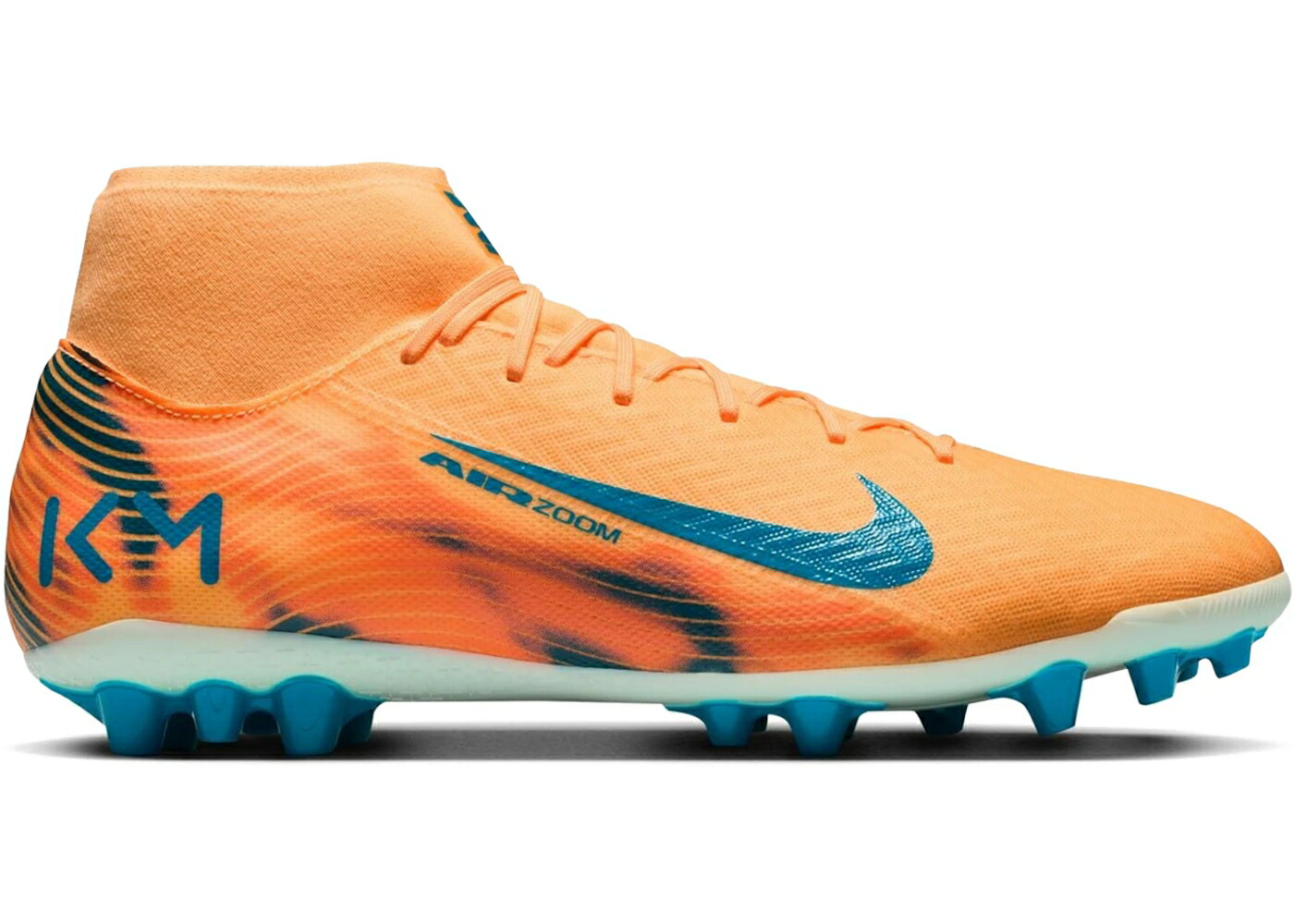 ナイキ 望遠レンズ 翰林院 ネオ スニーカー メンズ NIKE ZOOM MERCURIAL SUPERFLY 10 ACADEMY AG KYLIAN MBAPP MELON TINT / MELON TINT IGLOO NEO TURQUOISE
