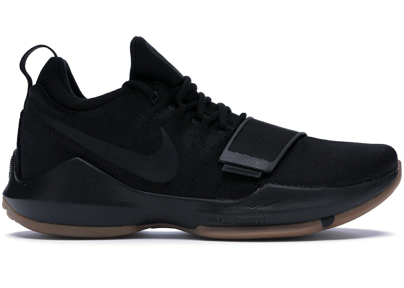 ナイキ 黒色 ブラック クール 灰色 グレー スニーカー メンズ NIKE PG 1 BLACK GUM / BLACK BLACK ANTHRACITE COOL GREY｜スニケス