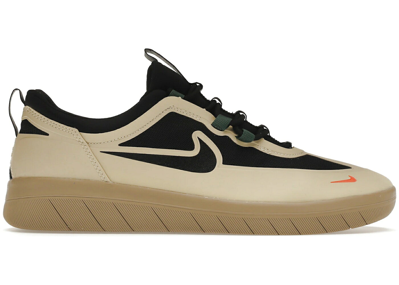 ナイキ エスビー フリー 緑 グリーン 橙 オレンジ スニーカー メンズ NIKE SB NYJAH FREE 2 RATTAN NOBLE GREEN / RATTAN NOBLE GREEN SAFETY ORANGE|スニケス