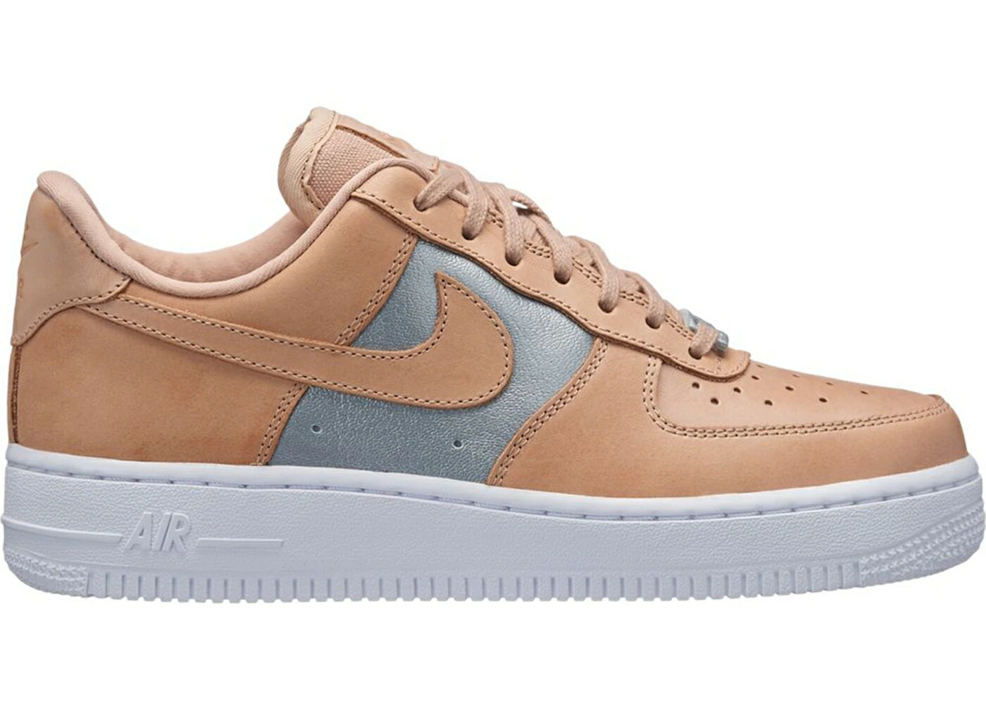 ナイキ ベージュ しろがね色 しろがね色 白いこと 白いこと 空軍 WOMEN\u0027S スニーカー レディース NIKE AIR FORCE 1 LOW BIO BEIGE METALLIC SILVER (WOMEN\u0027S) / BIO BEIGE METALLIC SILVER WHITE