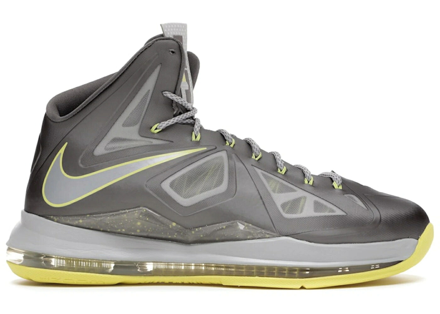 ナイキ レブロン 薄墨色 薄墨色 スニーカー メンズ NIKE LEBRON X CANARY / SPORT GREY STRATA GREY ELECTRIC メンズ靴-スニーカー