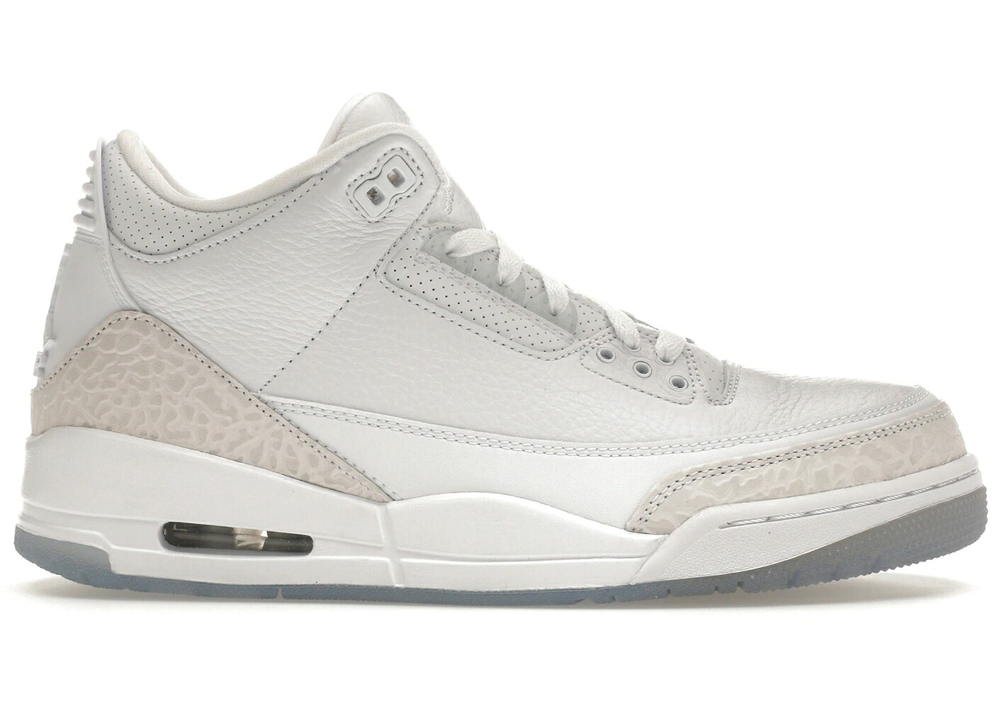 ナイキ ジョーダン 純一無雑 白いこと 白いこと スニーカー メンズ JORDAN 3 RETRO PURE WHITE (2018) / WHITE WHITE WHITE