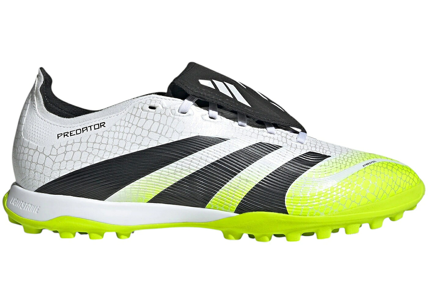 アディダス プレデター 白いこと 白いこと 中核グループ 黒いこと 黒いこと スニーカー メンズ ADIDAS PREDATOR LEAGUE FOLD-OVER TONGUE TF CLOUD WHITE CORE BLACK LUCID LEMON / CLOUD WHITE CORE BLACK LUCID