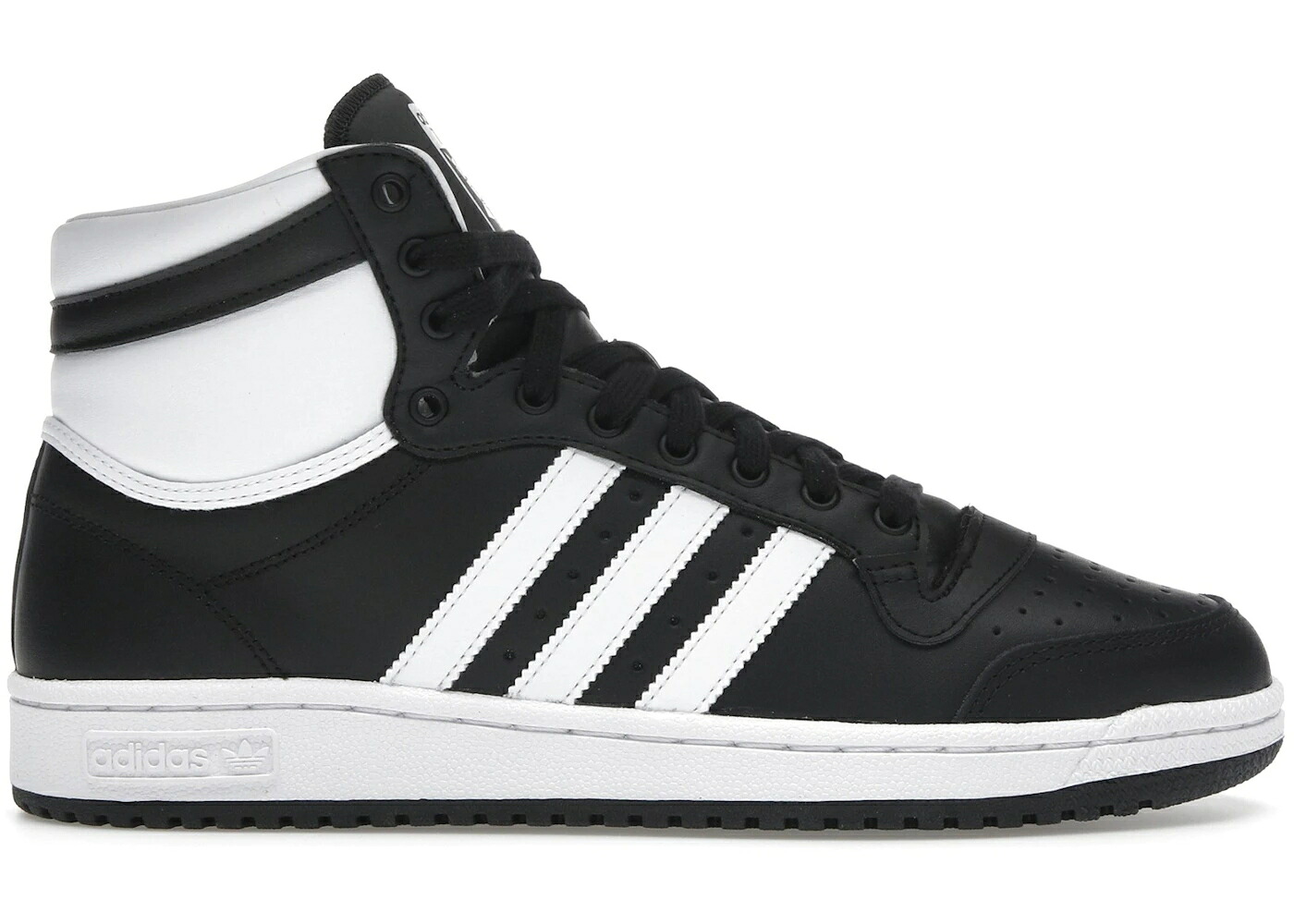 アディダス 中核グループ 黒いこと 黒いこと 白いこと 白いこと とっ始め十 スニーカー メンズ ADIDAS TOP TEN CORE BLACK CLOUD WHITE / CORE BLACK CLOUD WHITE CHALK