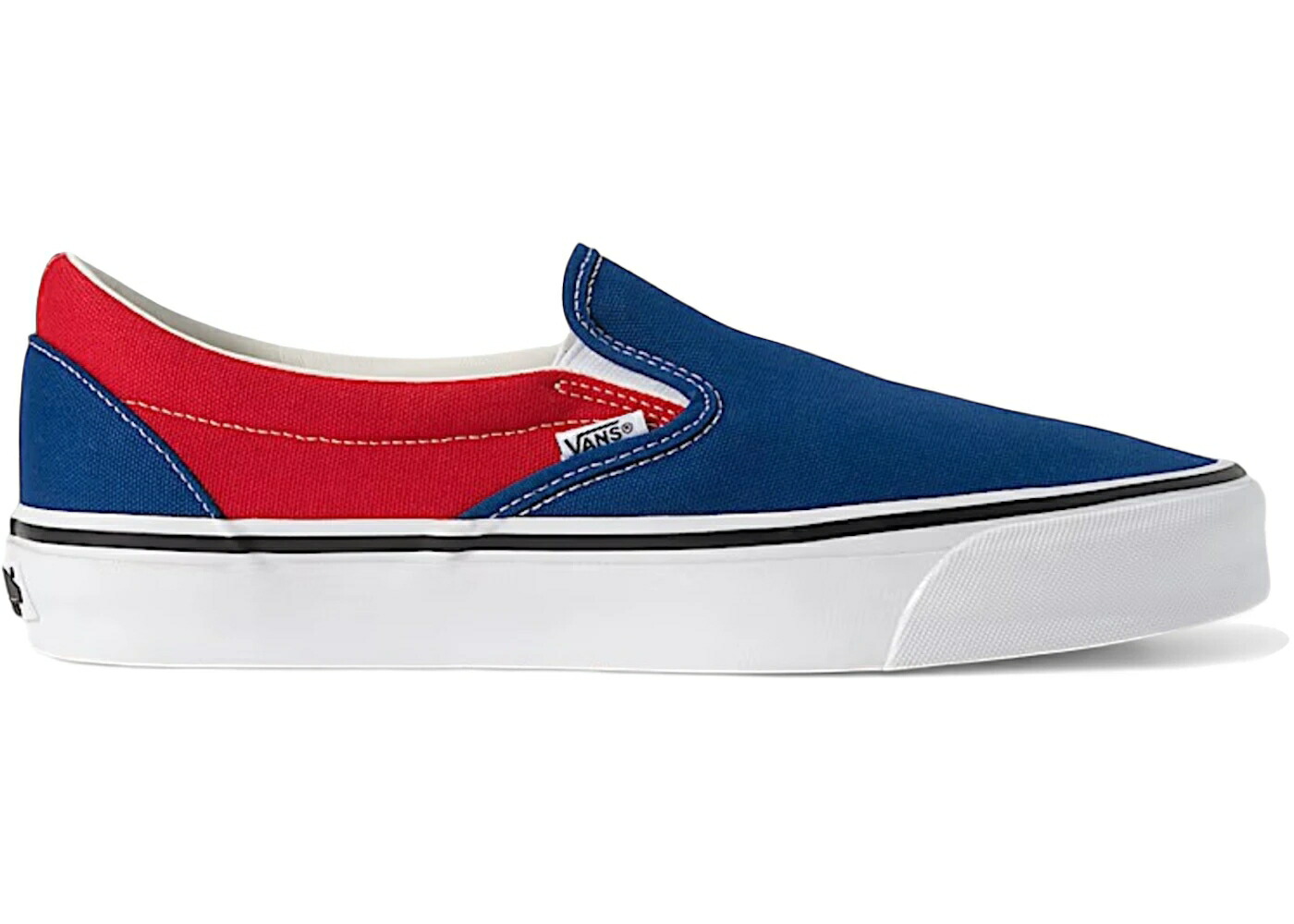 ヴァンズ バンズ クラシック スリッポン 赤 レッド 青色 ブルー スニーカー メンズ VANS OTW CLASSIC SLIP-ON 98 ENGINEERED GARMENTS RACING RED TRUE BLUE / RACING RED TRUE BLUE