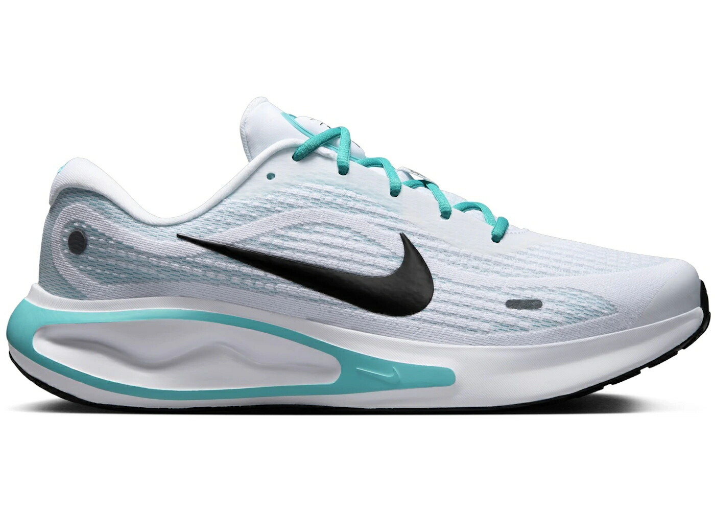 ナイキ ラン 白色 ホワイト ピュア プラチナム 黒色 ブラック スニーカー メンズ NIKE JOURNEY RUN WHITE DUSTY CACTUS PURE PLATINUM BLACK / WHITE DUSTY CACTUS PURE PLATINUM