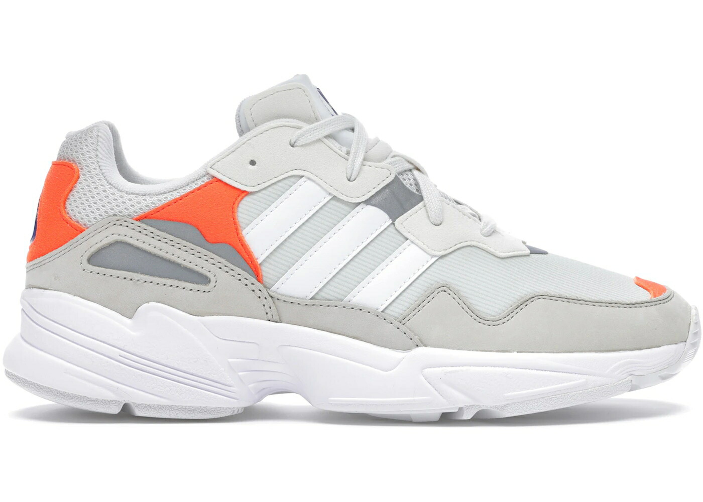 アディダス 白色 ホワイト 橙 オレンジ 茶色 ブラウン スニーカー メンズ ADIDAS YUNG-96 WHITE ORANGE / CLEAR BROWN CLOUD WHITE CRYSTAL