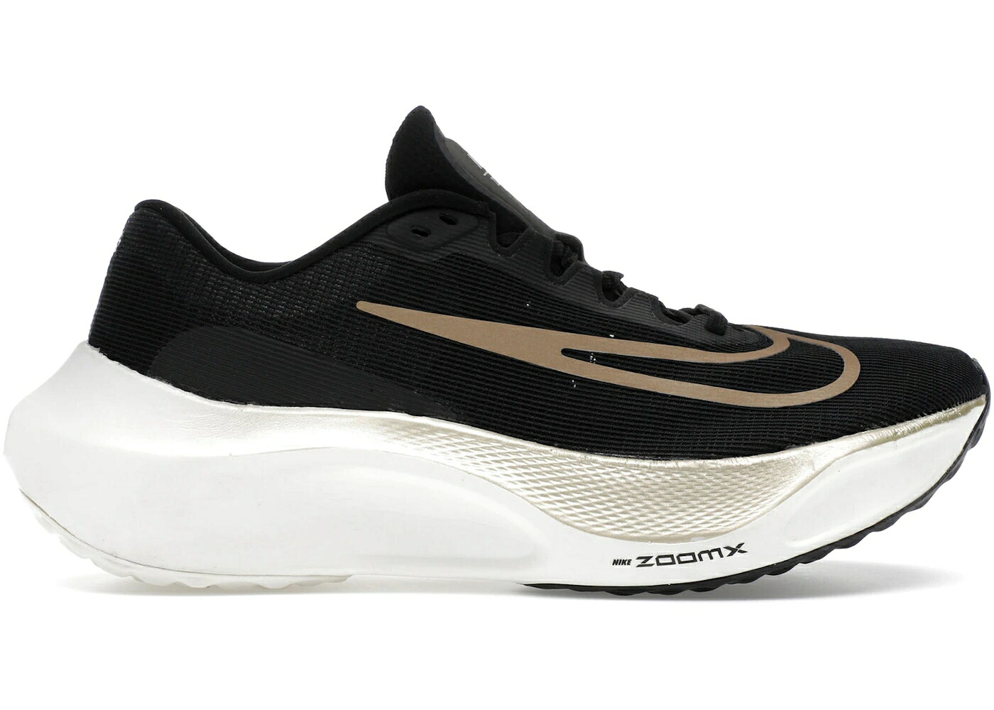 ナイキ 望遠レンズ 黒いこと 黒いこと ゴールド 望遠レンズ飛球 スニーカー メンズ NIKE ZOOM FLY 5 BLACK METALLIC GOLD GRAIN / BLACK SAIL METALLIC GOLD GRAIN