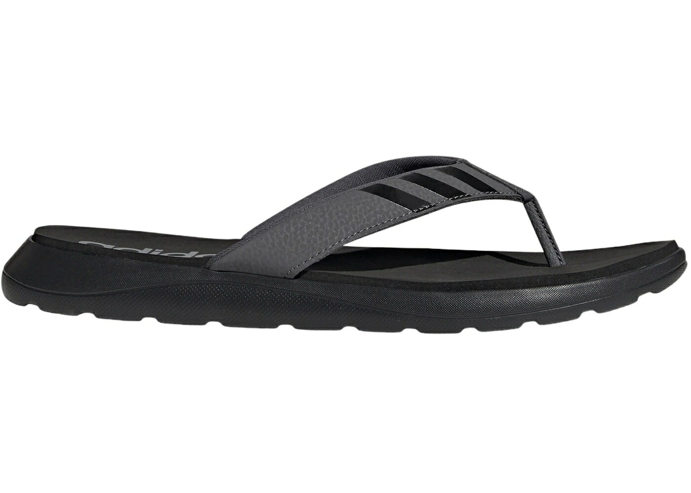 アディダス コア 黒色 ブラック 灰色 グレー スニーカー メンズ ADIDAS COMFORT FLIP-FLOPS CORE BLACK GREY / CORE BLACK GREY FIVE GREY FIVE