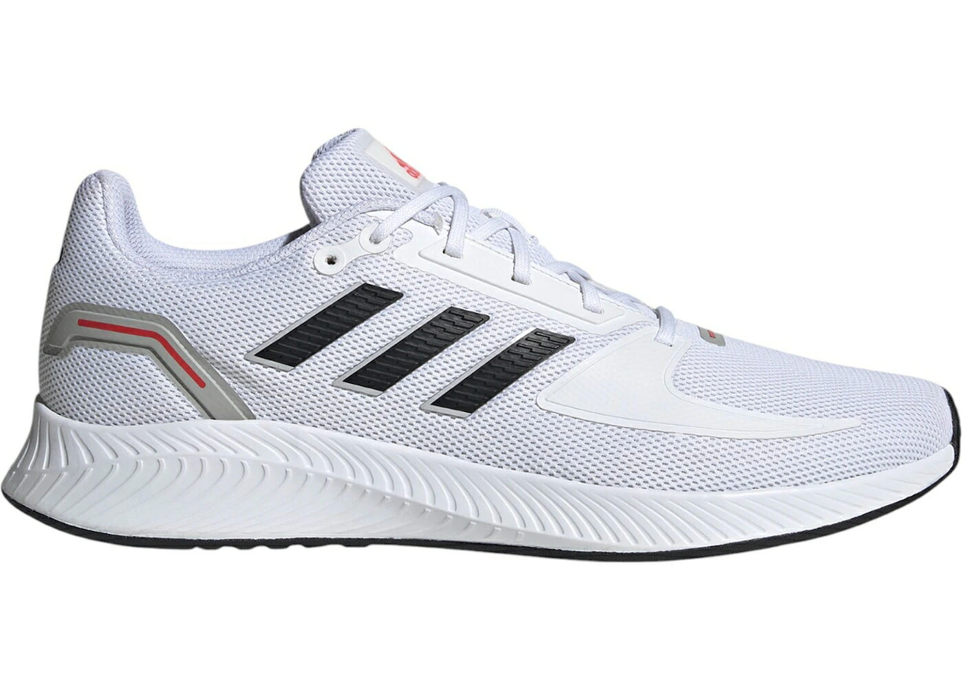 アディダス ラン 白色 ホワイト コア 黒色 ブラック 赤 レッド 2.0 スニーカー メンズ ADIDAS RUN CLOUD WHITE CORE BLACK VIVID RED / CLOUD WHITE CORE BLACK VIVID RED