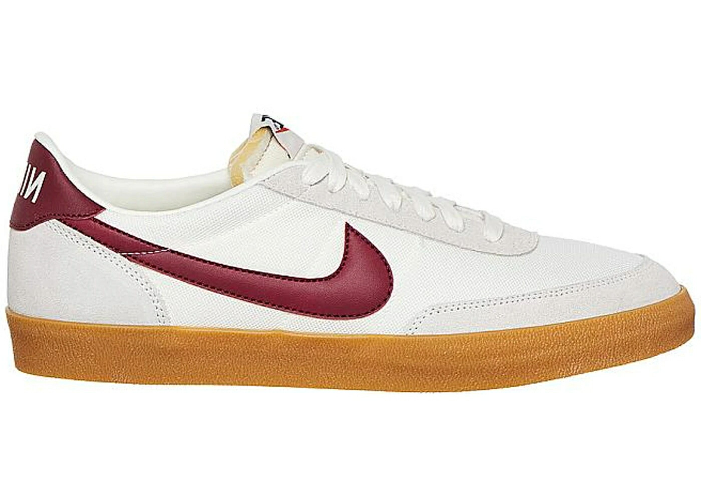 ナイキ チーム 赤 レッド 黄色 イエロー スニーカー メンズ NIKE KILLSHOT VULC SAIL TEAM RED / SAIL TEAM RED GUM YELLOW|スニケス