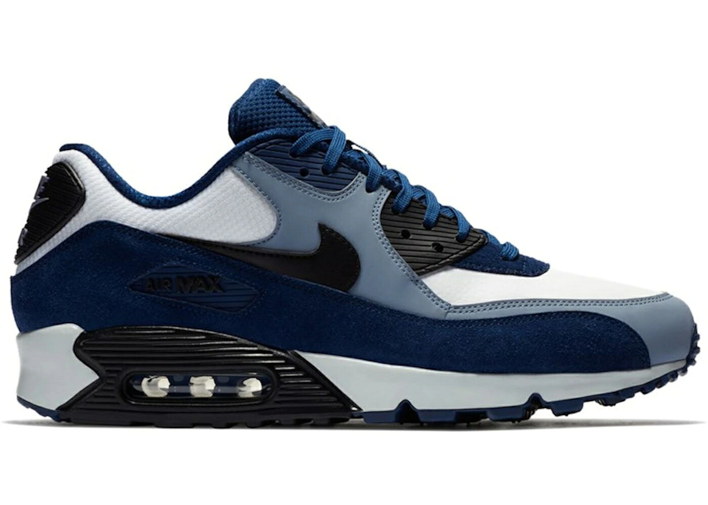 ナイキ マックス 青色 ブルー 黒色 ブラック エアマックス スニーカー メンズ NIKE AIR MAX 90 BLUE VOID BLACK ASHEN SLATE / BLUE VOID BLACK ASHEN SLATE