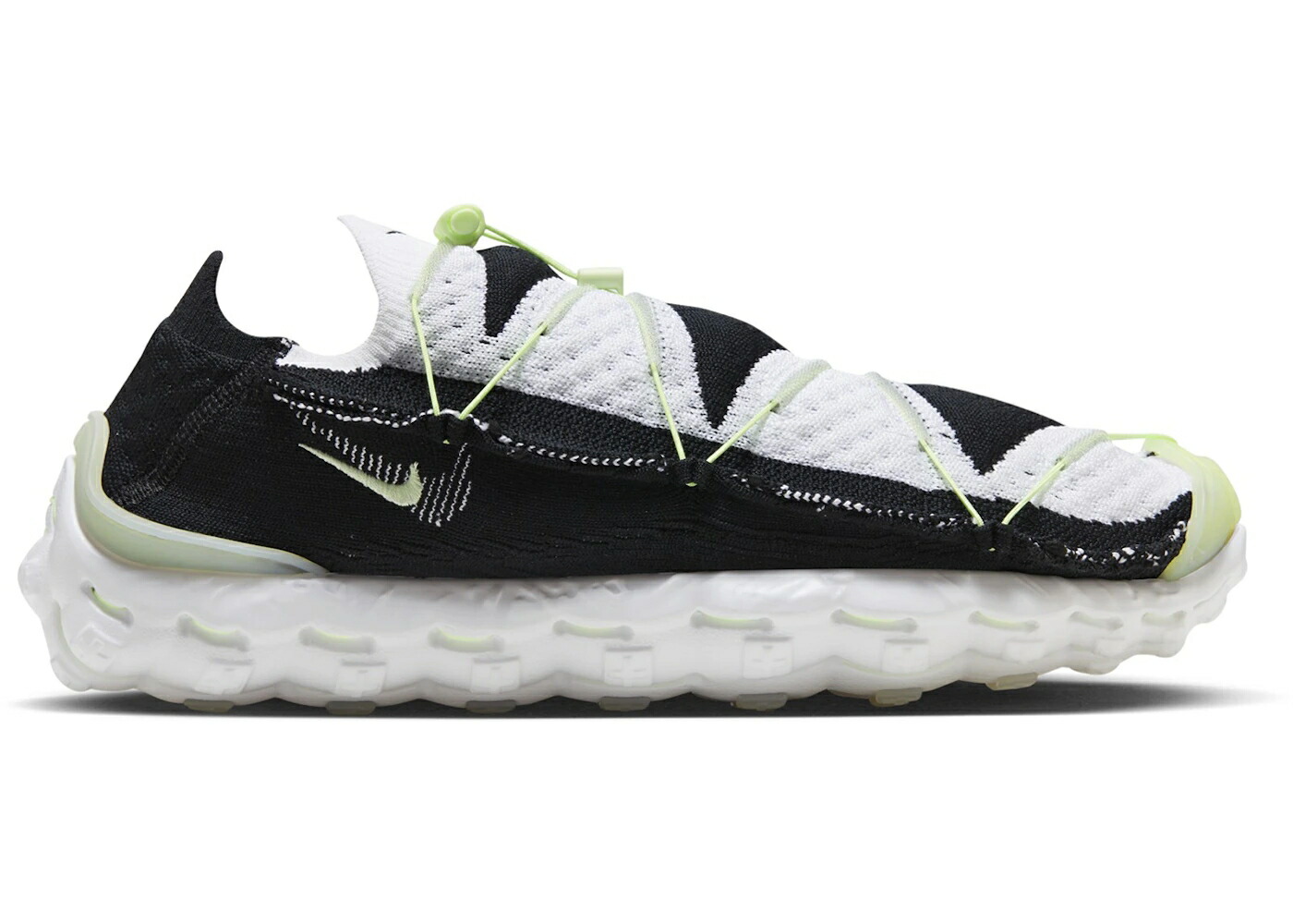 ナイキ 黒色 ブラック 白色 ホワイト 灰色 グレー スニーカー メンズ NIKE ISPA MINDBODY BLACK WHITE BARELY VOLT / BLACK WOLF GREY WHITE BARELY