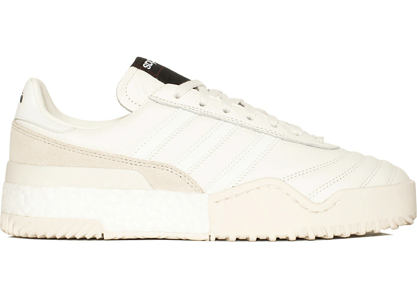 アディダス サッカー コア 白色 ホワイト 茶色 ブラウン スニーカー メンズ ADIDAS AW B-BALL SOCCER ALEXANDER WANG CORE WHITE CLEAR BROWN / CORE WHITE CORE WHITE CLEAR