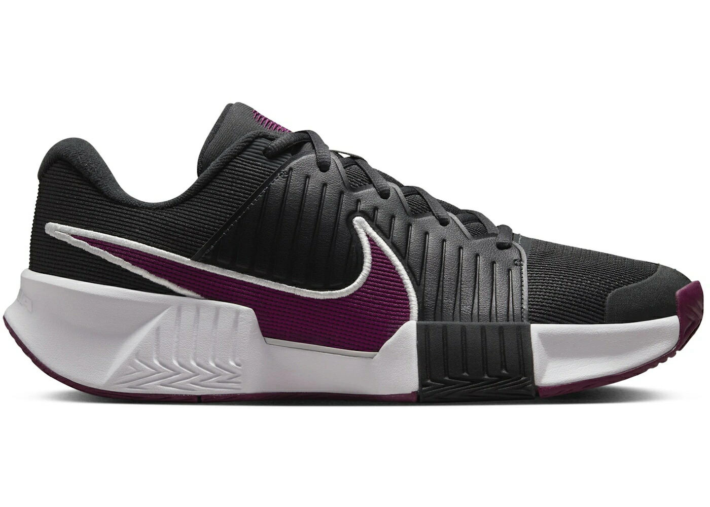 ナイキ プロ 灰色 グレー 黒色 ブラック スニーカー メンズ NIKE GP CHALLENGE PRO HC DARK SMOKE GREY BLACK PHOTON DUST SANGRIA / DARK SMOKE GREY BLACK PHOTON