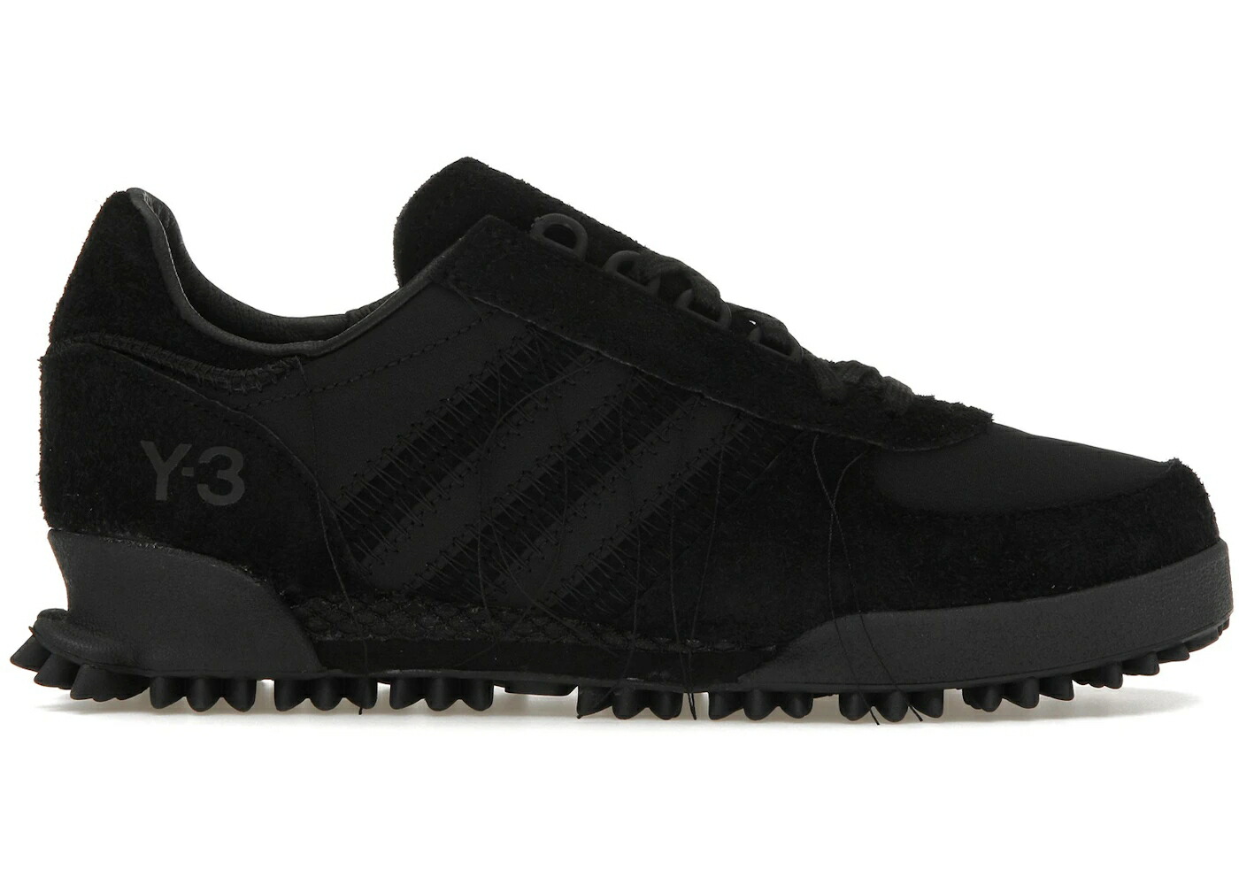 アディダス 黒色 ブラック スニーカー メンズ ADIDAS Y-3 MARATHON TRAIL BLACK / BLACK BLACK BLACK|スニケス
