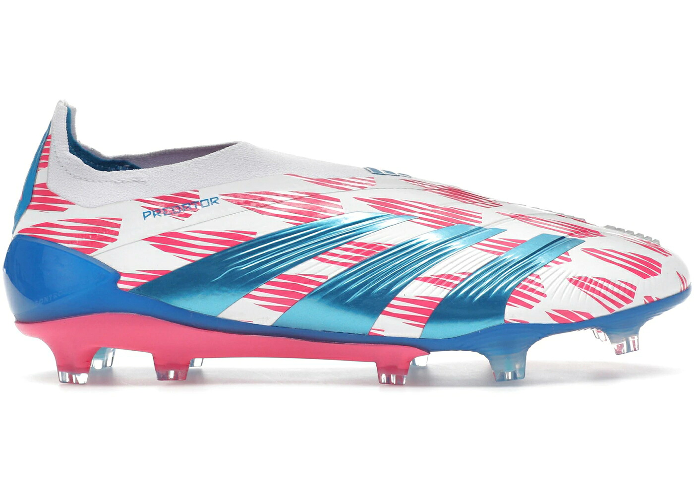 アディダス プレデター エリート 白色 ホワイト 青色 ブルー スニーカー メンズ ADIDAS PREDATOR ELITE LACELESS FG PLAYERS PACK / CLOUD WHITE SOLAR BLUE SOLAR|スニケス